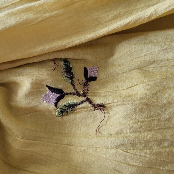 Samant Chauhan By Anthropologie Embroidered Tiered Maxi Dress Size 3X - Picture 5 of 5